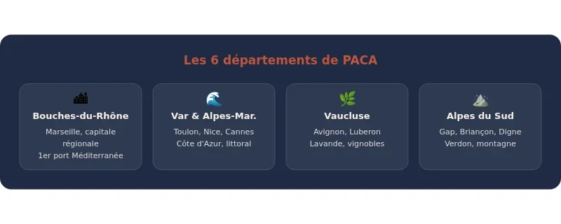 Infographie région sud