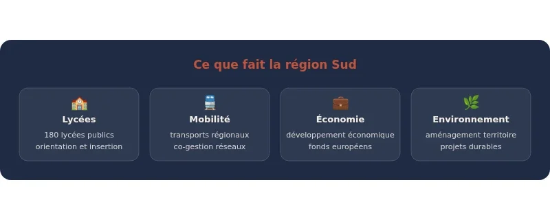 Infographie région sud